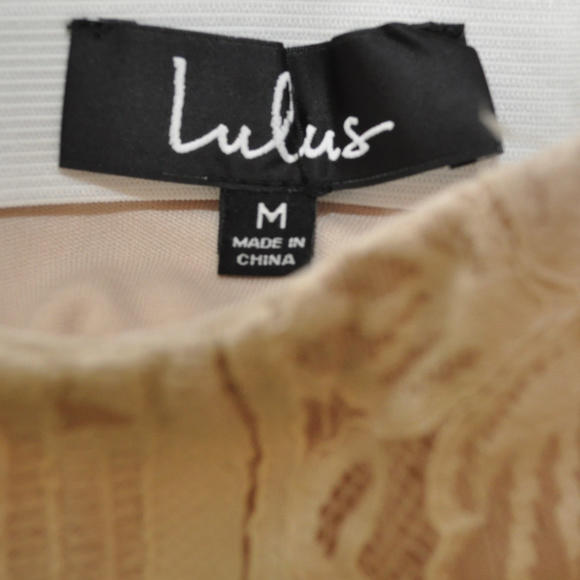 Lulu's Lace Maxi Skirt with Split Sz M - Picture 6 of 6